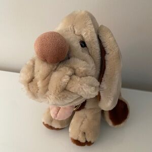🐾 Vintage 1984 Ganzbros Wrinkles Plush Dog –#294397 – Heritage Collection